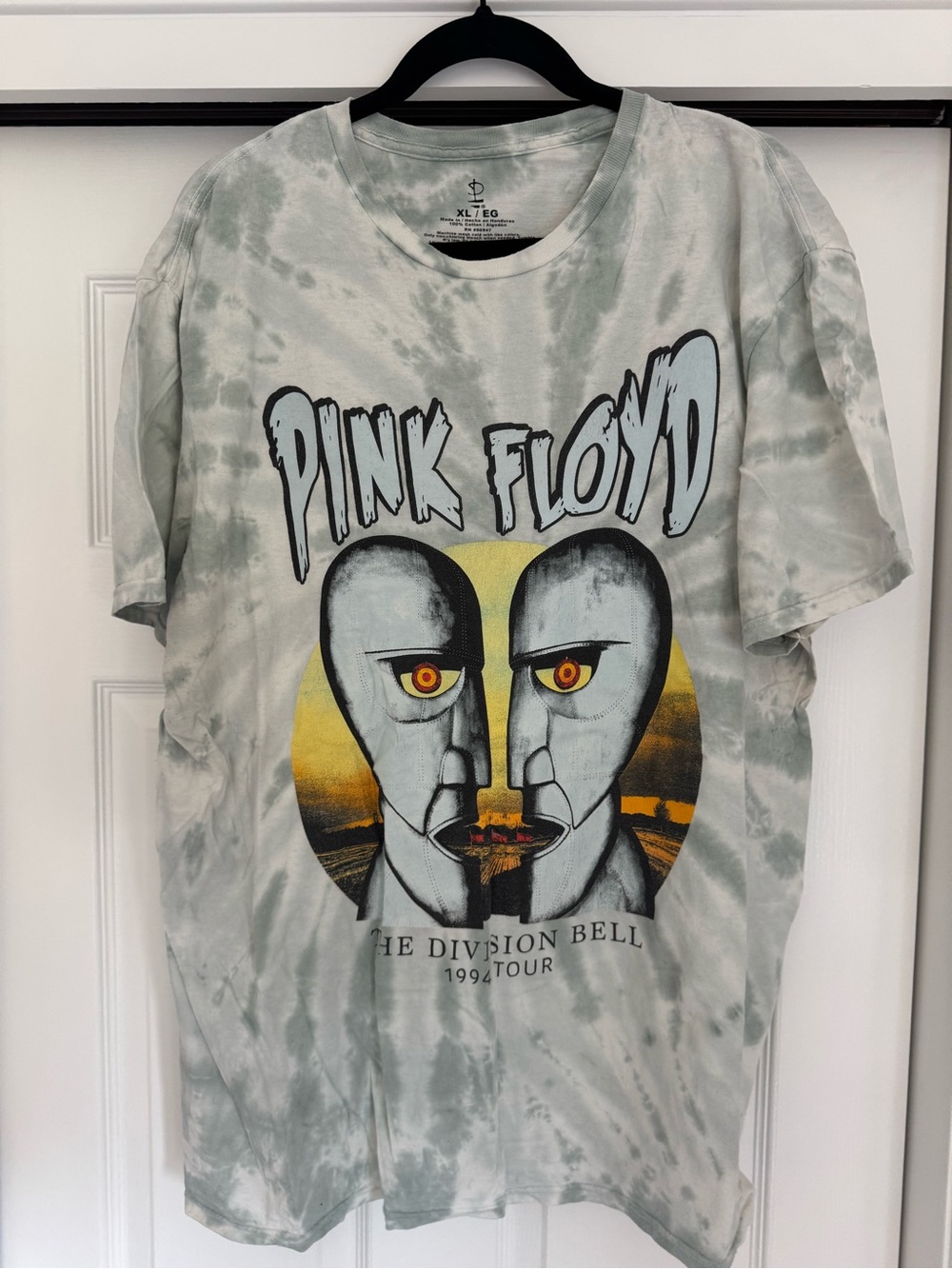 Pink Floyd The Division Bell 1994 Tour - Tie-Dye Graphic Tee - Size XL